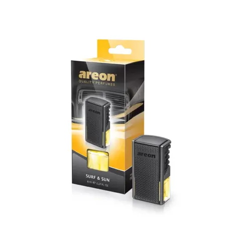 Odorizant auto Areon Surf & Sun, colorat, 8 ml