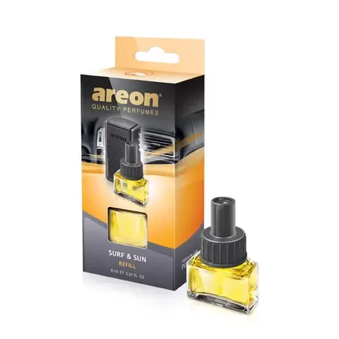 Rezervă pentru odorizant auto Areon Surf & Sun, colorat, 8 ml