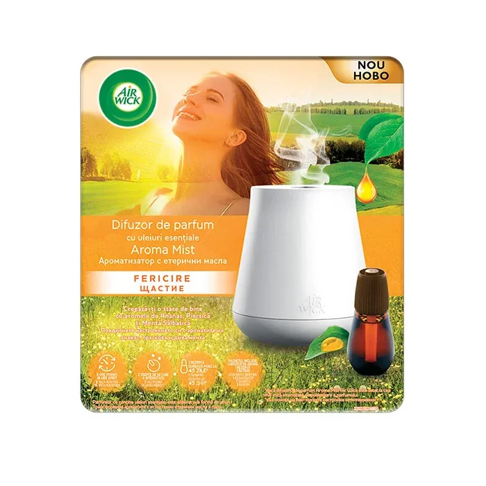 Difuzor pentru difuzor de aromă Air Wick Aroma Mist - Happiness