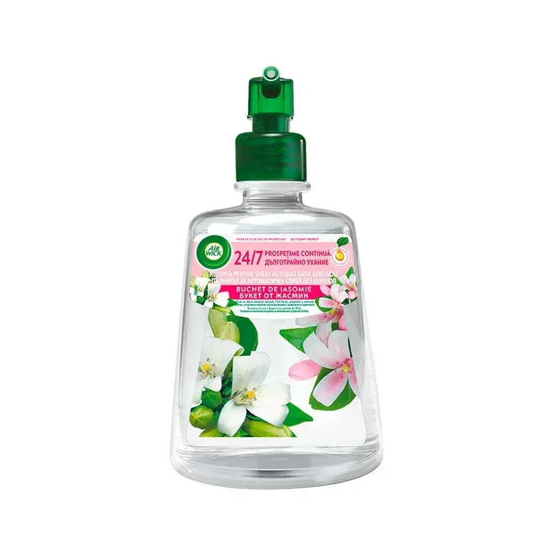 Rezervă pentru odorizant Air Wick Active Fresh, Iasomie, 228 ml