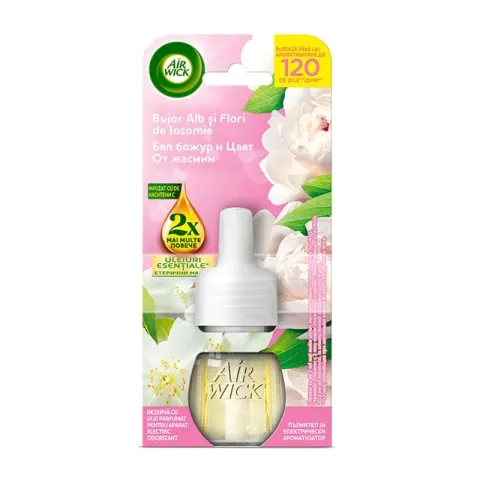 Reumplere Air Wick Extra Oils, Bujor & Iasomie, 19 ml