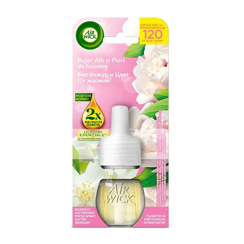 Reumplere Air Wick Extra Oils, Bujor & Iasomie, 19 ml
