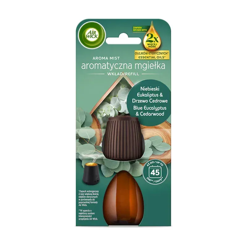 Rezervă Air Wick Aroma Mist, Cedru & Eucalipt, 20 ml