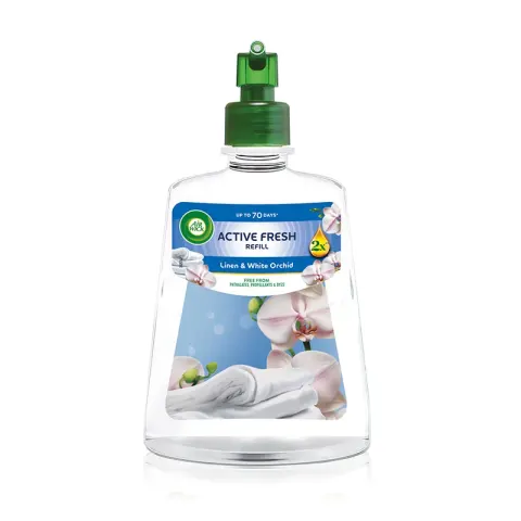 Air Wick Rezervă Active Fresh, Extra Oils, orhidee albă, 228 ml