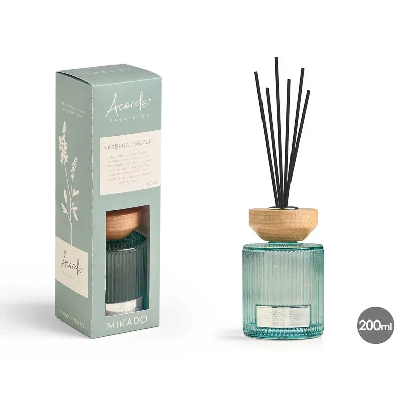 Odorizant Acorde Mikado, bețișoare, Verbena Drizzle, 200 ml