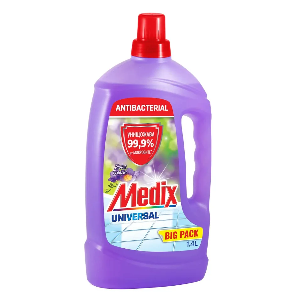 Agent de curățare pardoseli Medix Razor, universal, frezie, 1.4 L, mov