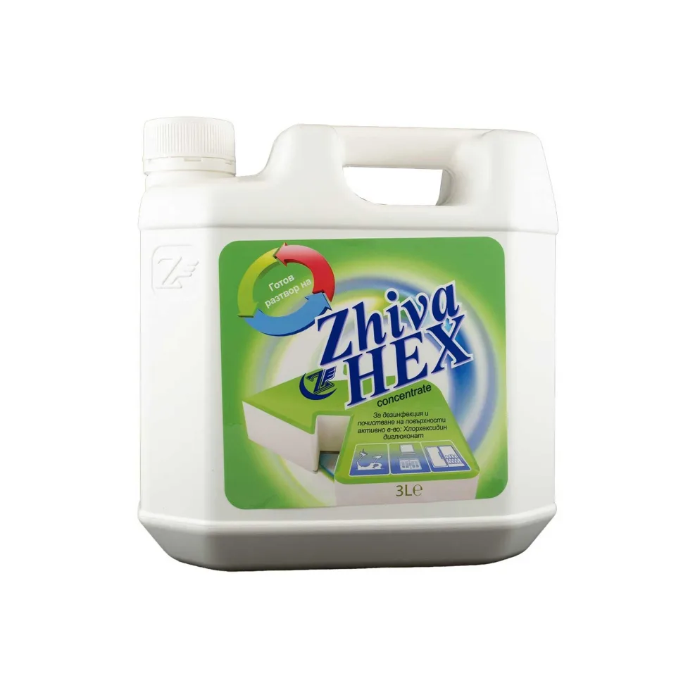 Dezinfectant Zivahex, soluție gata preparată, 3 L