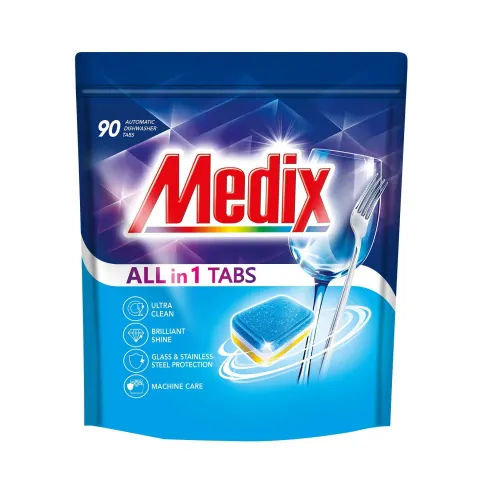Tablete pentru mașina de spălat vase Medix All in one, 90 bucăți