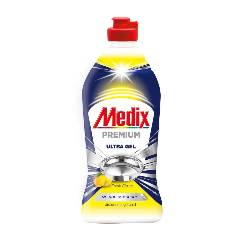 Detergent de vase Medix Premium, galben, 415 ml