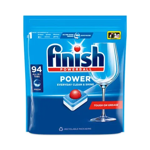 Tablete pentru mașina de spălat vase Finish Power All-in-One, 94 buc.