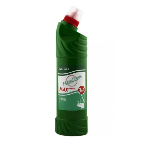 Agent de curățare pentru toaletă Hit&Clean WC Gel, 3 în 1, 0.75 L