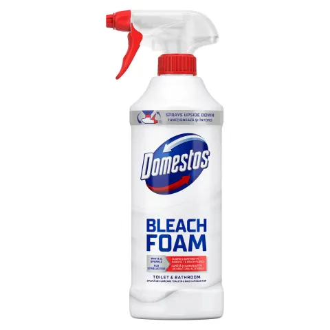 Spumă de curățare Domestos cu înălbitor, 435 ml