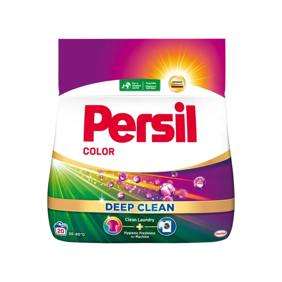 Detergent de rufe Persil Color, pulbere, pentru rufe colorate, 1.1 kg, pentru 20 spălări