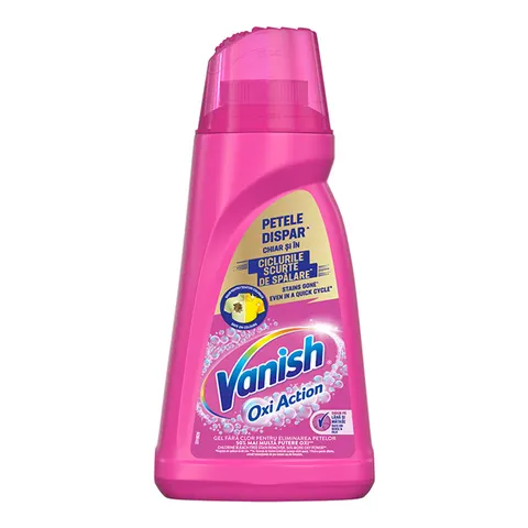 Vanish Gel pentru Îndepărtarea Petelor, pentru rufe colorate, 1 L