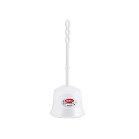 Perie WC Planet, cu suport, din plastic, perii pentru toaletă