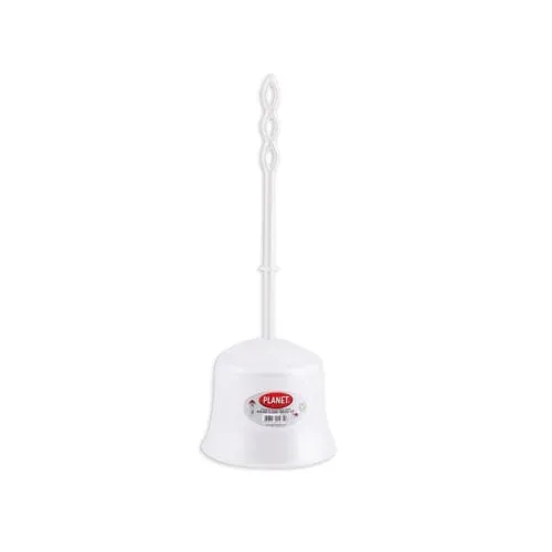 Perie WC Planet, cu suport, din plastic, perii pentru toaletă