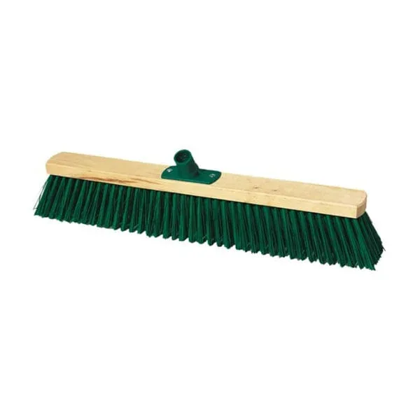 Mătură York, industrială, lemn, 60 cm, verde