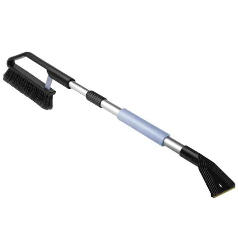 Perie pentru zăpadă Futura Colour, cu racletă pentru gheață și mâner telescopic, 82-110 cm