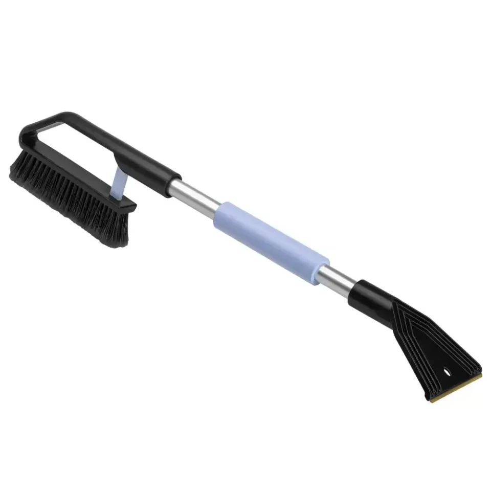 Perie pentru zăpadă Futura Colour, cu racletă de gheață și mâner din aluminiu, 70 cm