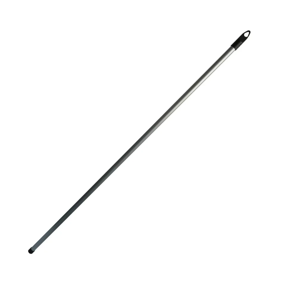 Mâner pentru mop sau mătură Office 1, cu filet drept, inox mat, 130 cm