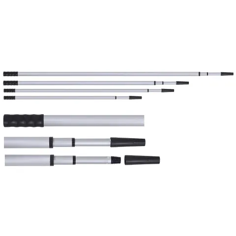 Mâner telescopic Hunts, aluminiu, 3 m