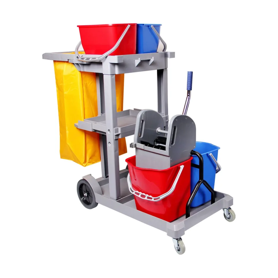 Cărucior pentru curățenie Office 1 All in one, PVC, 119 x 55 x 113 cm, 29.5 l