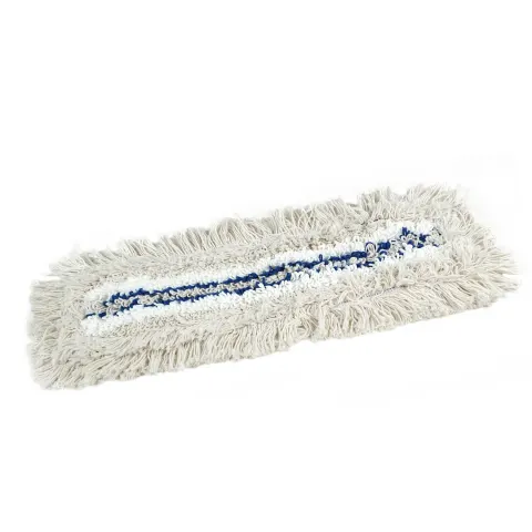 Mop Hunts, pentru curățenie umedă, cu dungi colorate, bumbac, cu aripioare, 40 cm