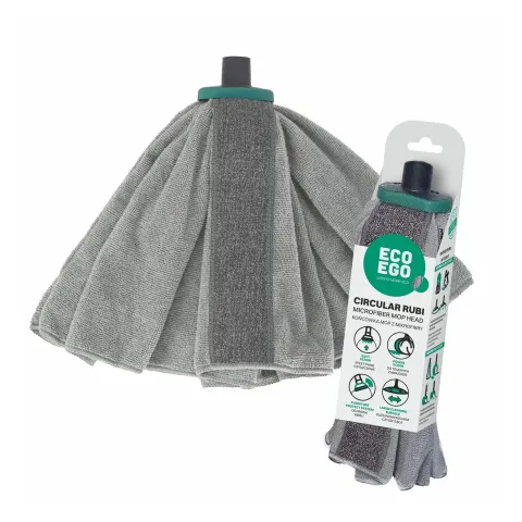Mop York Eco Ego Rubi, microfibră, cu fir conic