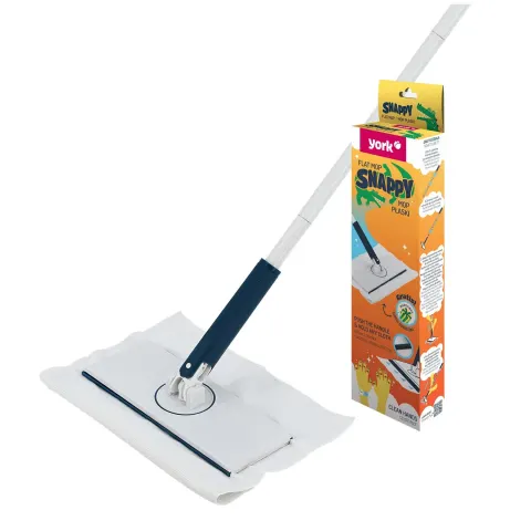 Mop York Snappy, cu lavetă din microfibră, 25 x 9.5 x 120 cm
