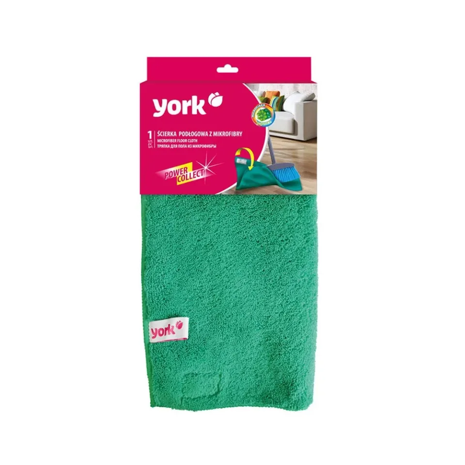 Laveta pentru podea York Power Collect, microfibră, 50 x 60 cm