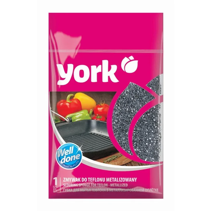 Burete pentru curățarea Teflonului York, metalizat