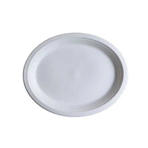 Farfurii eco, ovale, 318 x 255 x 22 mm, 25 buc