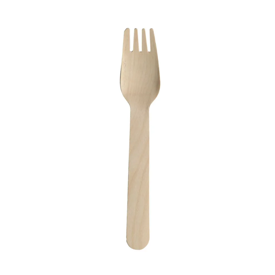 Furculițe din lemn, 160 mm, 100 buc.