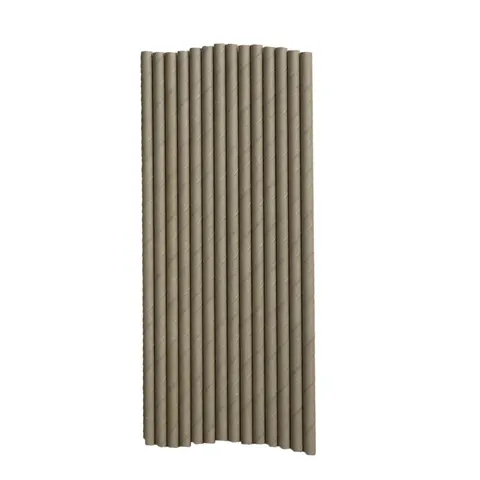 Paiuri eco din hârtie, Ø 5 mm x 21 cm, maro, 250 bucăți