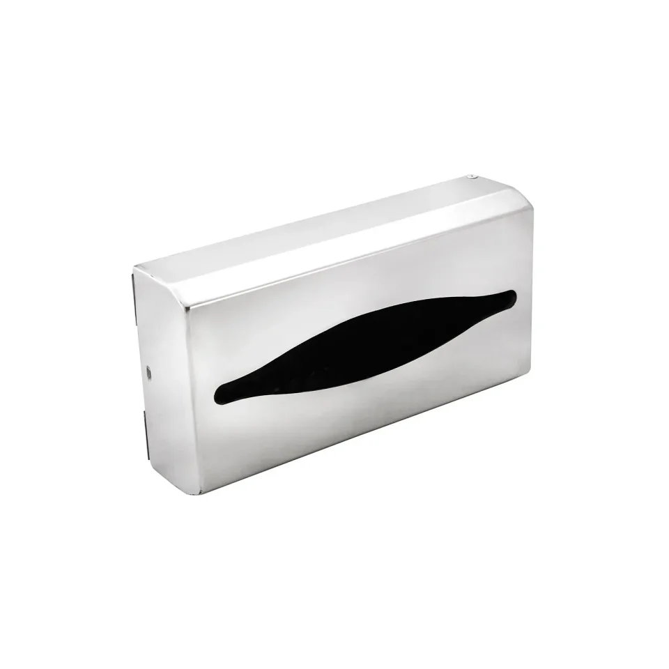 Cutie pentru prosoape Dayco Kleenex, 12.5 x 25 x 6.5 cm, oțel inoxidabil