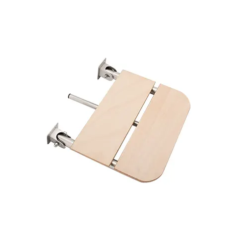 Scaun auxiliar pentru baie Dayco, 40 x 42 cm, lemn