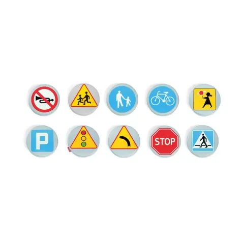 Saltea pentru șezut Semne de circulație Nowa Szkola, 10 bucăți