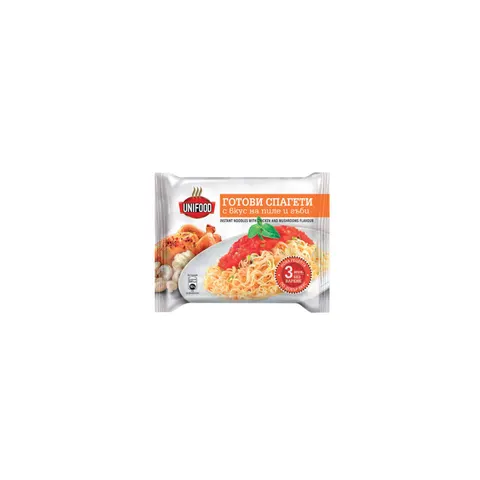 Uni Food tăiței instant, cu pui și ciuperci, 70 g