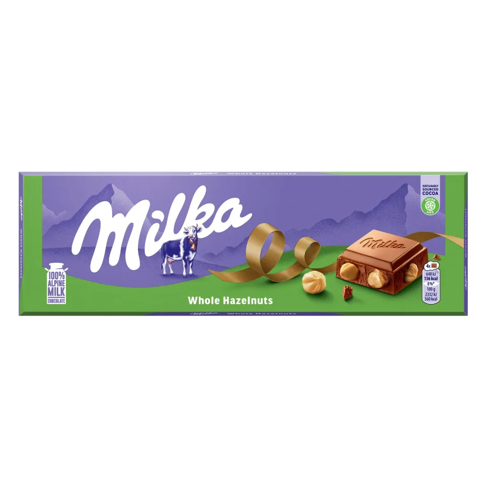 Milka Chocolate, alune întregi, 250 g