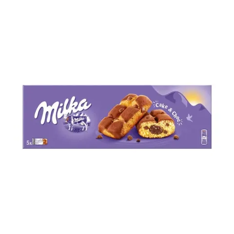 Milka Biscuiți cu prăjitură și ciocolată, 175 g
