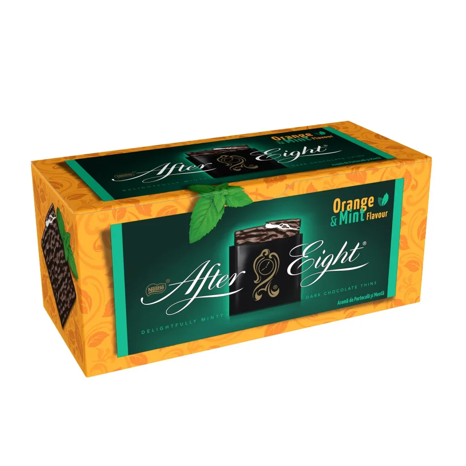 Nestle Bomboane de ciocolată After Eight, portocale, 200 g