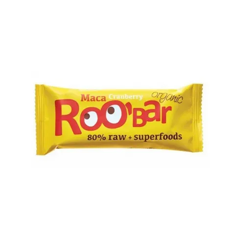 Roobar Raw Bar, maca și merișoare, 30 g