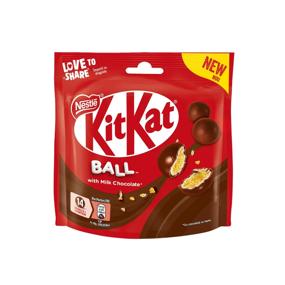 Baton de ciocolată Nestle Kit Kat, Pop Choc, 140 g