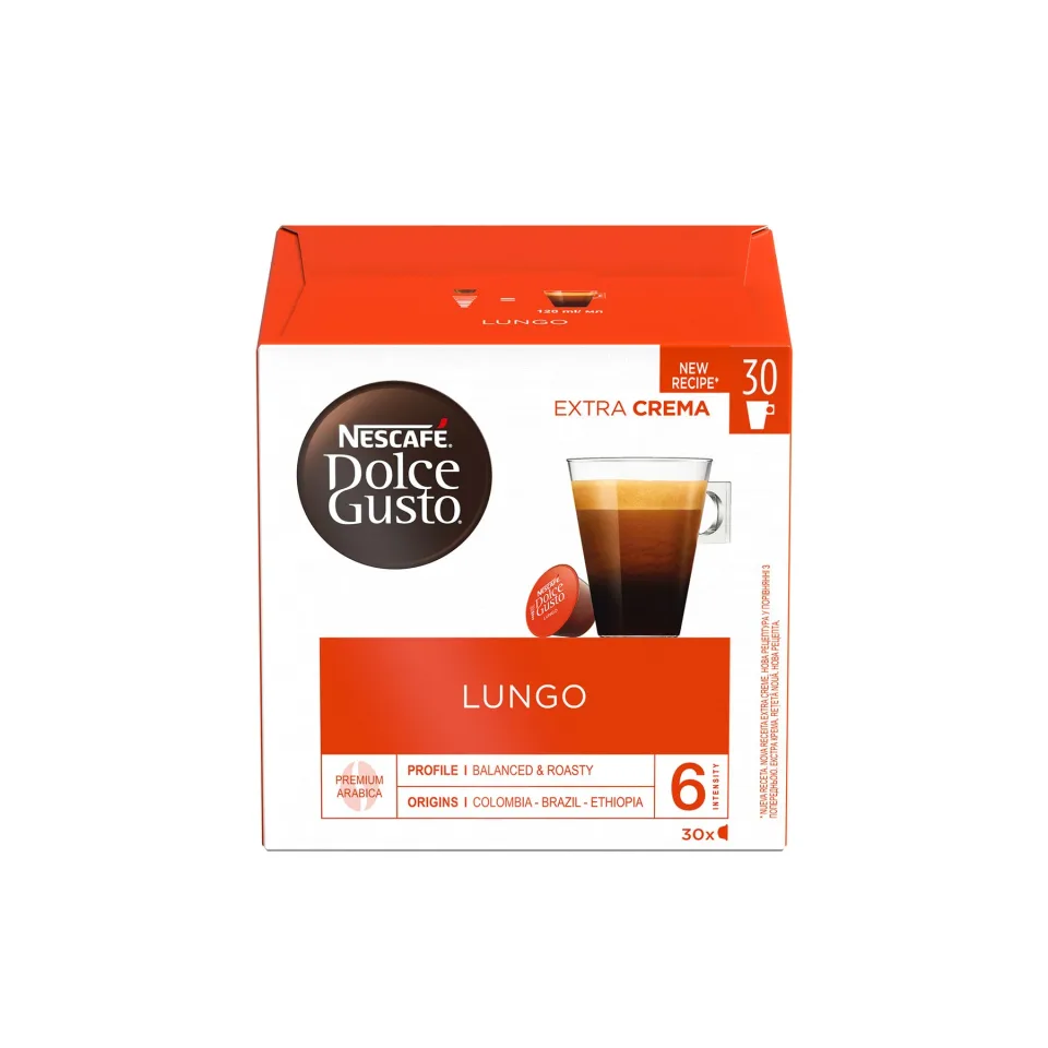 Capsule de cafea Nescafe Dolce Gusto Lungo, 30 buc.