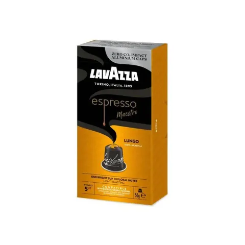 Capsule Lavazza Lungo Nespresso, standard, aluminiu, 10 buc.
