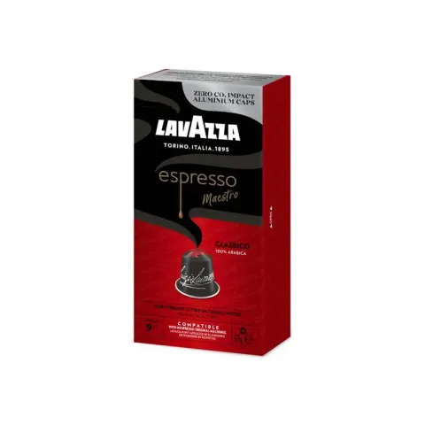 Capsule de cafea Lavazza Classico Nespresso, standard, aluminiu, 10 buc.