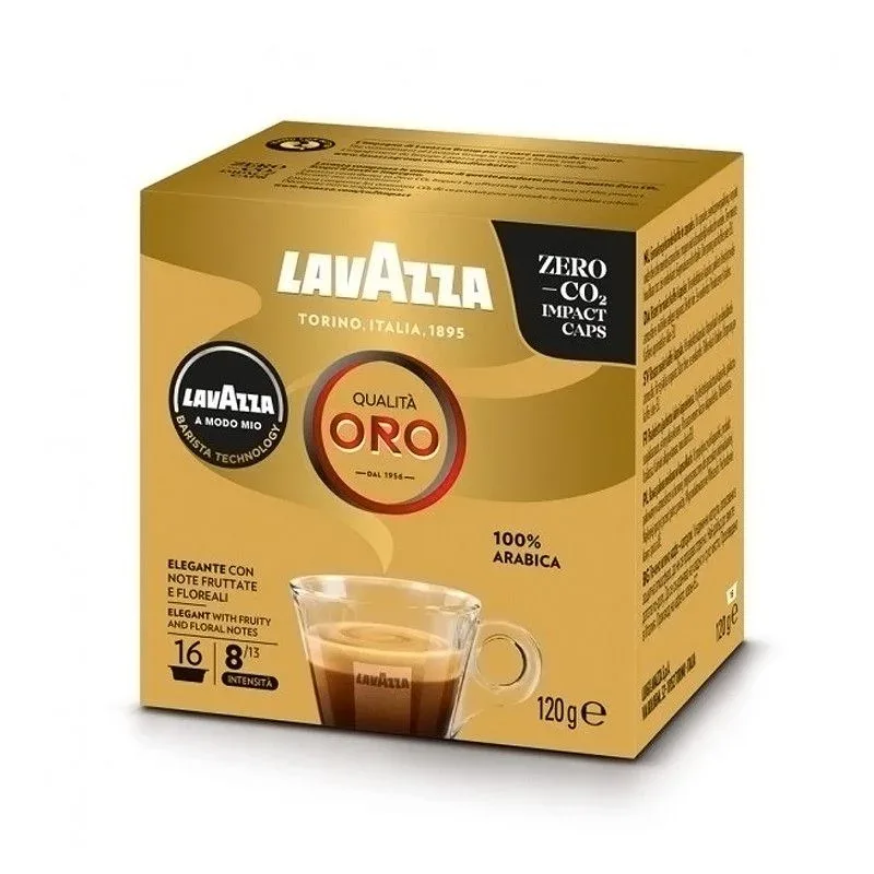 Capsule de cafea Lavazza A Modo Mio Qualita Oro, 16 buc