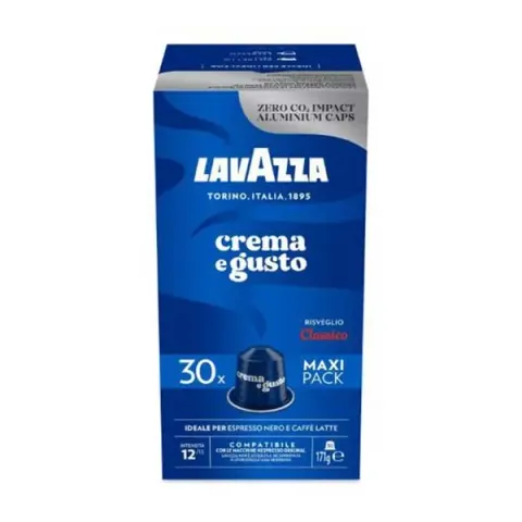 Capsule de cafea Lavazza Nespresso, Crema e Gusto, standard, 30 buc.