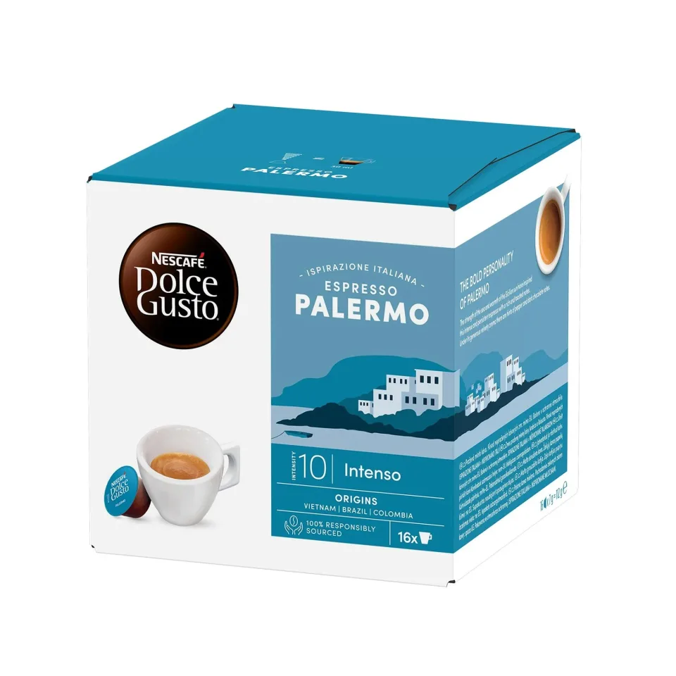 Capsule de cafea Nescafe Dolce Gusto Espresso Palermo, 16 bucăți