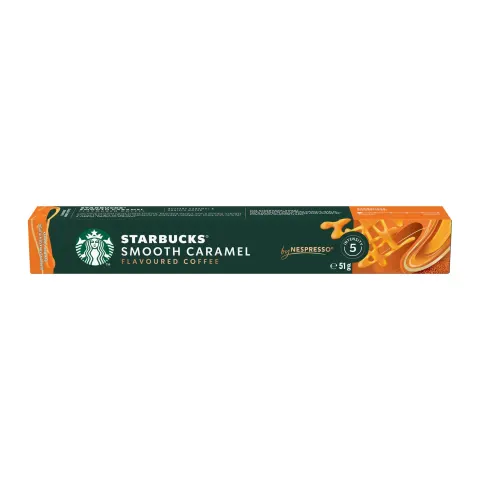 Capsule de cafea Starbucks Smooth Caramel, pentru Nespresso, 10 bucăți